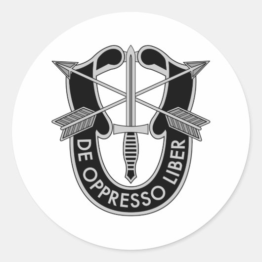 特殊部隊 ラウンドシール (正面)