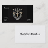 特殊部隊 名刺 (正面/裏面)