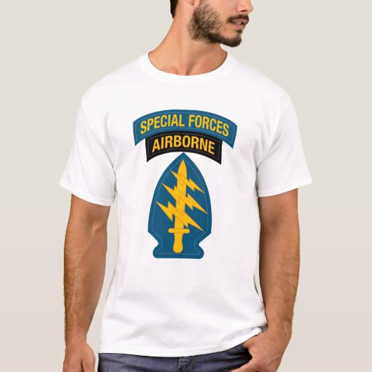 特殊部隊「Insignia Airborne」タブ Tシャツ (正面)