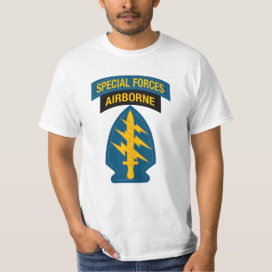 特殊部隊「Insignia Airborne」タブ Tシャツ