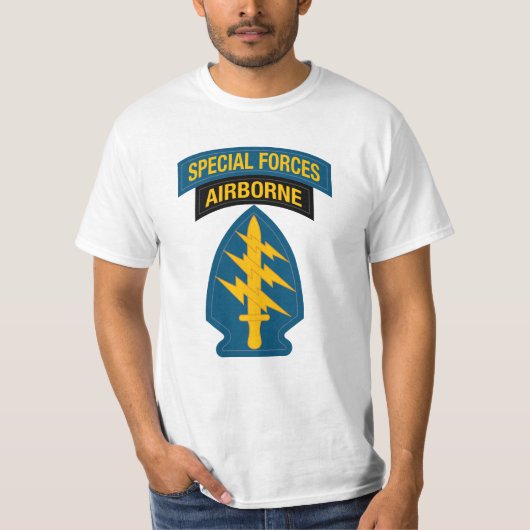 特殊部隊「Insignia Airborne」タブ Tシャツ (正面)