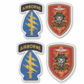 特殊部隊 MACVSOG SOG グリーンベレー コンター シール (正面)