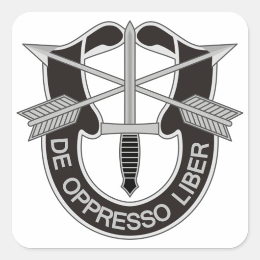 特殊部隊SF De圧政Liber スクエアシール (正面)