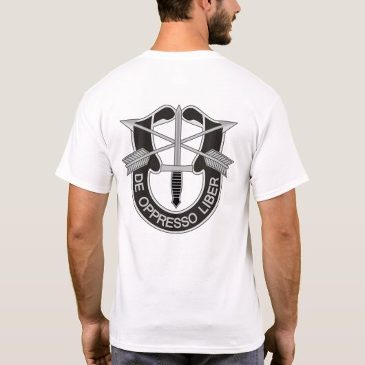 特殊部隊SF De圧政Liber Tシャツ (裏面)