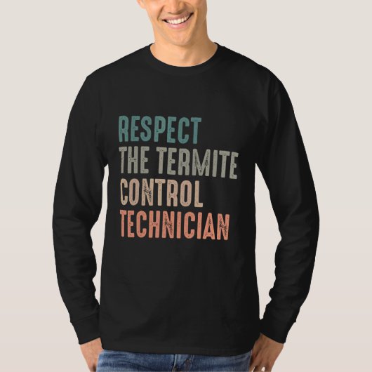 特殊駆除剤の有害生物防除技術者 Tシャツ (正面)
