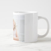 特殊，ジャンボ，マグ，白，カスタム，写真 ジャンボコーヒーマグカップ (右)