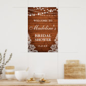 特殊 – 素朴ブライダルシャワー20x30 ポスター (キッチン)