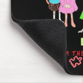 特殊ED SPED先生教え自閉症カッコいいアワレ マウスパッド (コーナー)