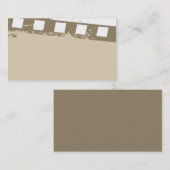 特派員しかしユニークな映画事業カード臨時雇用者 名刺 (正面/裏面)