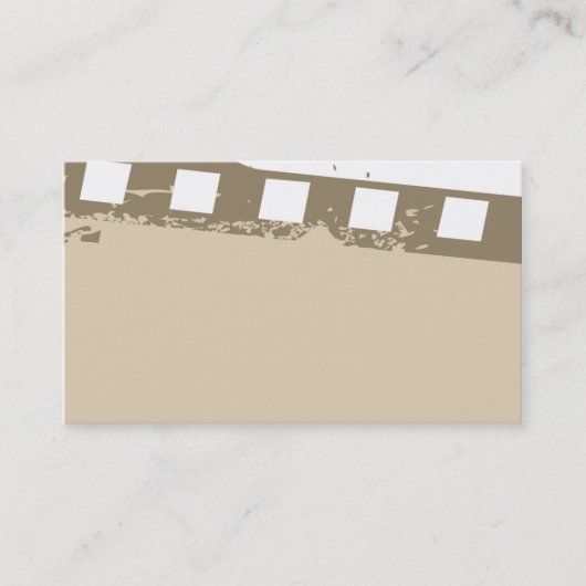 特派員しかしユニークな映画事業カード臨時雇用者 名刺 (正面)