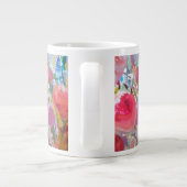 特産ジャンボマグオリジナルかわいらしフローラ! ジャンボコーヒーマグカップ (裏面)