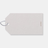 特異な枝の贈り物ラベル ギフトタグ (裏面横)