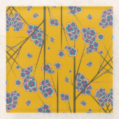 特異な枝ガラスのコースター ガラスコースター (正面)