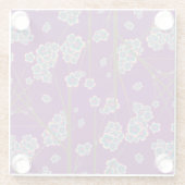 特異ブランチアメジストガラスコースター ガラスコースター (裏面)