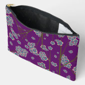 特異ブランチアメジスト大型ポーチ アクセサリーポーチ (見開き)