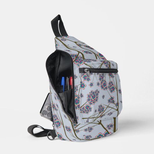 特異ブランチスカイブルースリングバッグ スリングバッグ (見開き)