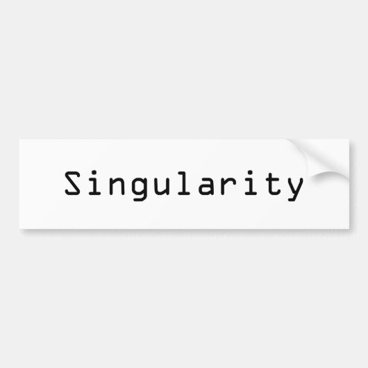 特異性 バンパーステッカー (正面)