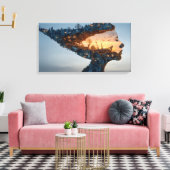 特異文明 キャンバスプリント (インサイチュ (リビング))