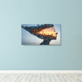 特異文明 キャンバスプリント (インサイチュ (ウッドフロア))