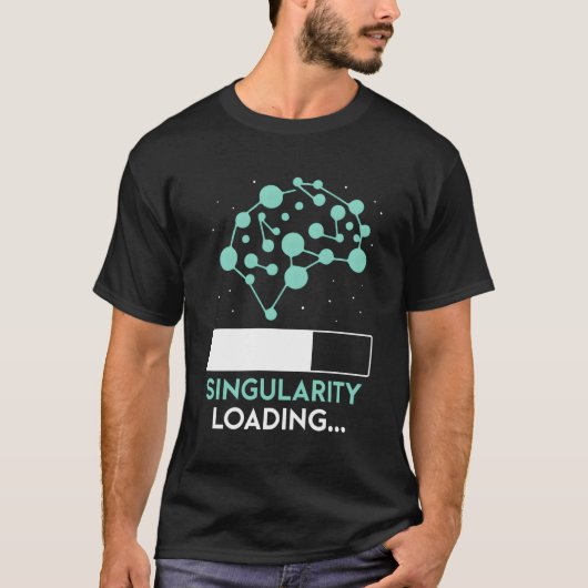 特異点読み込みAiの即時人工知能 Tシャツ (正面)