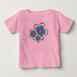 特異開花ベビーTシャツ ベビーTシャツ
