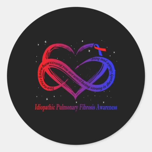 特発性肺線維症戦士 ラウンドシール (正面)