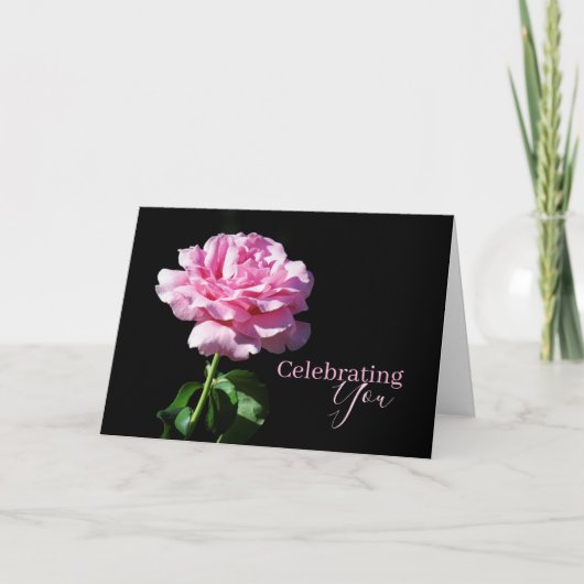 『特祝別人物誕生日』 カード (正面)