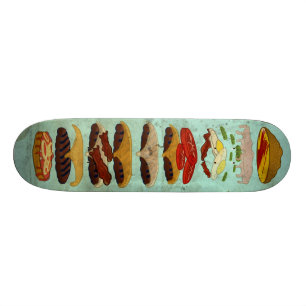 特製ソース入りダーティーバーガー スケートボード
