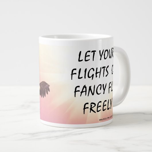 特製マグカップ、ジャンボファンシーコーヒーマグのフライト ジャンボコーヒーマグカップ (正面右)