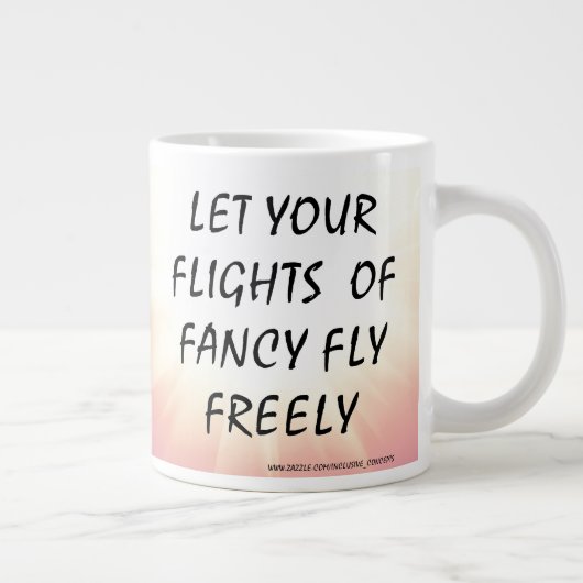 特製マグカップ、ジャンボファンシーコーヒーマグのフライト ジャンボコーヒーマグカップ (右)