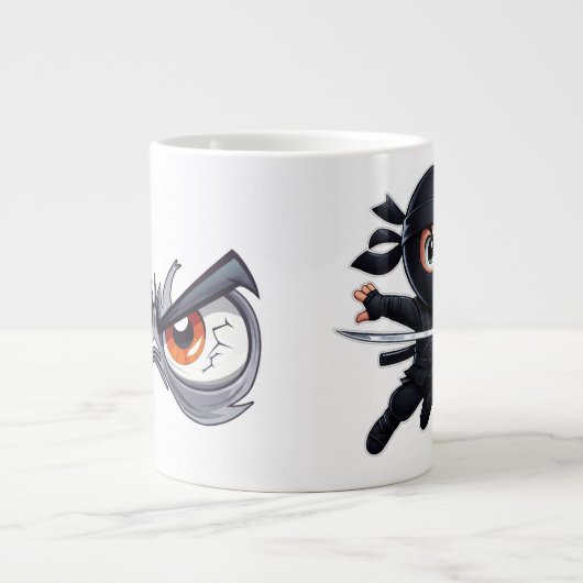 特製マグカップ 忍者マグ ジャンボコーヒーマグカップ (正面)