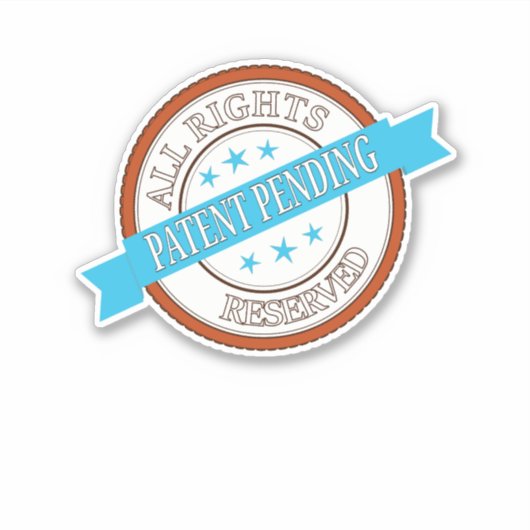 特許出願中 シール (正面)