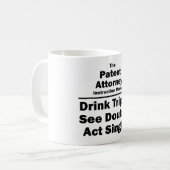 特許弁理士 コーヒーマグカップ (正面左)