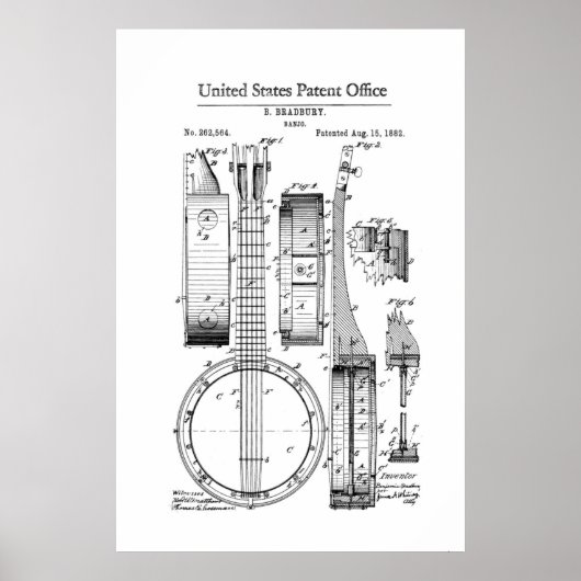 特許 – バンジョー – ポスター (正面)