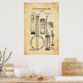 特許 – バンジョー – ポスター (キッチン)