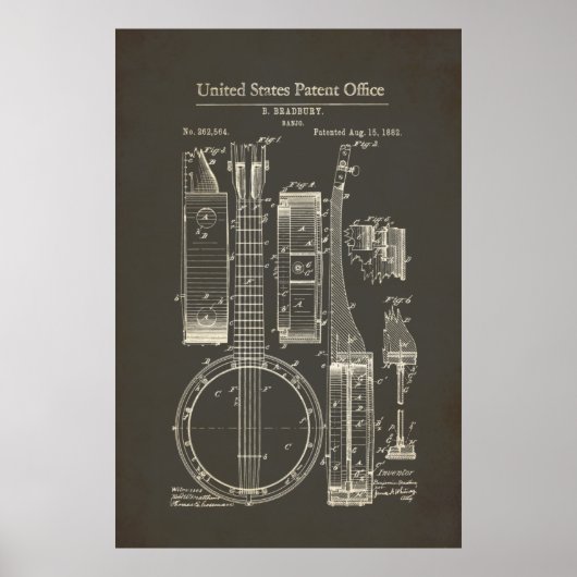 特許 – バンジョー – ポスター (正面)