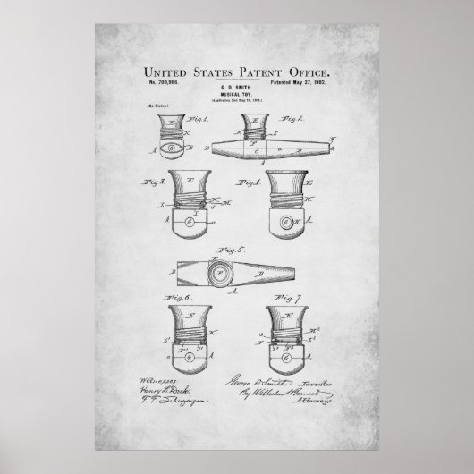 特許 – Kazoo – ポスター (正面)