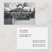 牽引およびレッカー車 名刺 (正面/裏面)