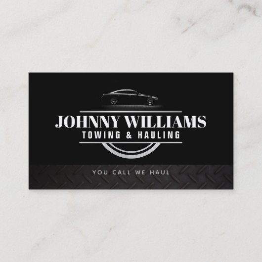 牽引および運搬の名刺 名刺 (正面)