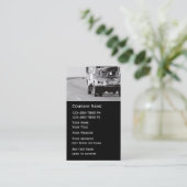 牽引のレッカー車の名刺 名刺 (スタンド正面)