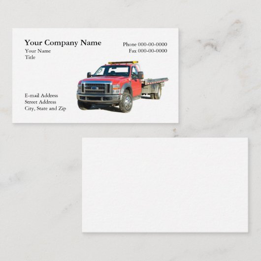 牽引の名刺 名刺 (正面/裏面)