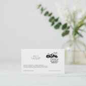 牽引の路傍のレッカー車のサービス業カード 名刺 (スタンド正面)