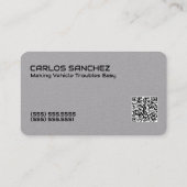 牽引カスタムQRプレミアム 名刺 (裏面)