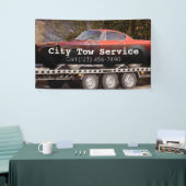 牽引サービスのビジネスバナー 横断幕 (トレードショー)