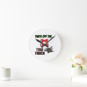 牽引トラックから ラウンド壁時計 (ホーム)