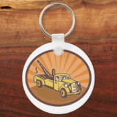 牽引トラックキーチェーン キーホルダー (裏面)