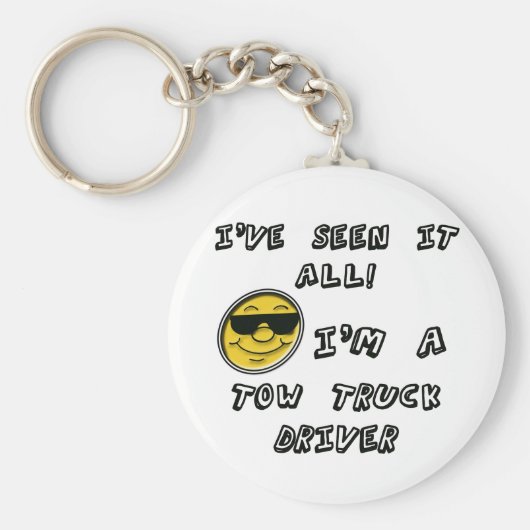 牽引トラックドライバー キーホルダー (正面)