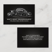 牽引トラックフック | トランスポートサービス 名刺 (正面/裏面)