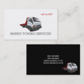 牽引トラック名刺 名刺 (正面/裏面)