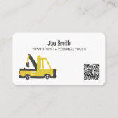 牽引トラック牽引カスタムQR 名刺 (正面)